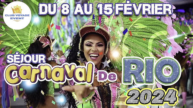 Séjour Carnaval de Rio 2024